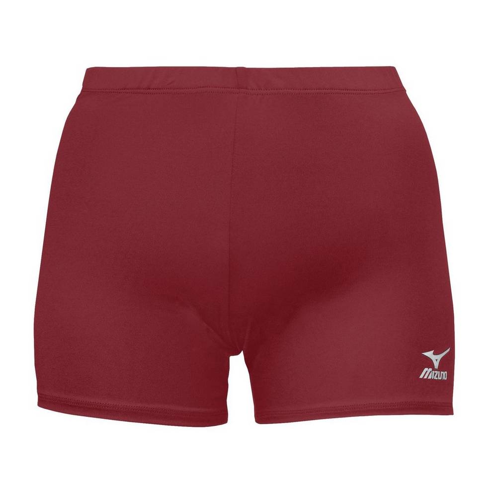 Mizuno Women's Volleyball Vortex Shorts Burgundy (440202-LAZ)